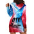 Patriotic 911 Memorial Patriot Day Hoodie Dress American Flag and Bald Eagle - Wonder Print Shop