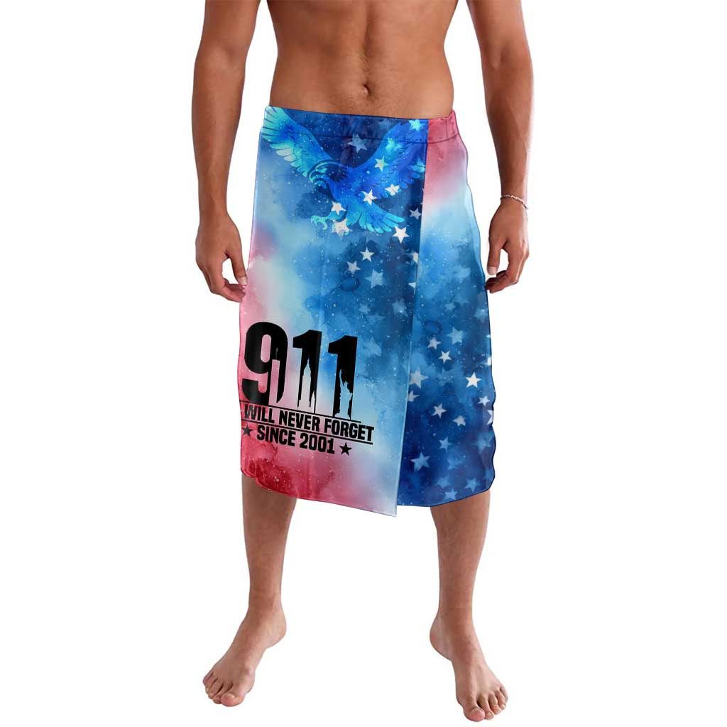 Patriotic 911 Memorial Patriot Day Lavalava American Flag and Bald Eagle - Wonder Print Shop