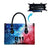 Patriotic 911 Memorial Patriot Day Leather Bag American Flag and Bald Eagle - Wonder Print Shop