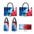 Patriotic 911 Memorial Patriot Day Leather Bag American Flag and Bald Eagle - Wonder Print Shop