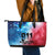Patriotic 911 Memorial Patriot Day Leather Tote Bag American Flag and Bald Eagle - Wonder Print Shop