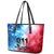Patriotic 911 Memorial Patriot Day Leather Tote Bag American Flag and Bald Eagle - Wonder Print Shop