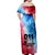 Patriotic 911 Memorial Patriot Day Off Shoulder Maxi Dress American Flag and Bald Eagle - Wonder Print Shop