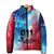Patriotic 911 Memorial Patriot Day Padded Jacket American Flag and Bald Eagle - Wonder Print Shop
