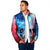 Patriotic 911 Memorial Patriot Day Padded Jacket American Flag and Bald Eagle - Wonder Print Shop