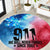 Patriotic 911 Memorial Patriot Day Round Carpet American Flag and Bald Eagle - Wonder Print Shop