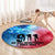 Patriotic 911 Memorial Patriot Day Round Carpet American Flag and Bald Eagle - Wonder Print Shop