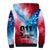 Patriotic 911 Memorial Patriot Day Sherpa Hoodie American Flag and Bald Eagle - Wonder Print Shop