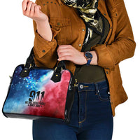 Patriotic 911 Memorial Patriot Day Shoulder Handbag American Flag and Bald Eagle - Wonder Print Shop
