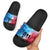 Patriotic 911 Memorial Patriot Day Slide Sandals American Flag and Bald Eagle - Wonder Print Shop