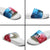 Patriotic 911 Memorial Patriot Day Slide Sandals American Flag and Bald Eagle - Wonder Print Shop