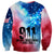 Patriotic 911 Memorial Patriot Day Sweatshirt American Flag and Bald Eagle - Wonder Print Shop