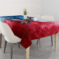 Patriotic 911 Memorial Patriot Day Tablecloth American Flag and Bald Eagle - Wonder Print Shop