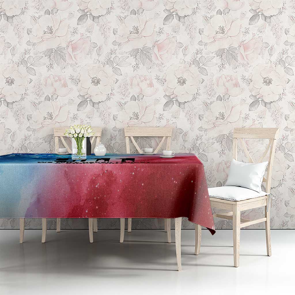 Patriotic 911 Memorial Patriot Day Tablecloth American Flag and Bald Eagle - Wonder Print Shop