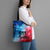 Patriotic 911 Memorial Patriot Day Tote Bag American Flag and Bald Eagle - Wonder Print Shop