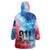 Patriotic 911 Memorial Patriot Day Wearable Blanket Hoodie American Flag and Bald Eagle - Wonder Print Shop