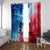 Patriotic 911 Memorial Patriot Day Window Curtain American Flag and Bald Eagle - Wonder Print Shop