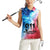 Patriotic 911 Memorial Patriot Day Women Sleeveless Polo Shirt American Flag and Bald Eagle - Wonder Print Shop