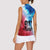 Patriotic 911 Memorial Patriot Day Women Sleeveless Polo Shirt American Flag and Bald Eagle - Wonder Print Shop