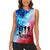 Patriotic 911 Memorial Patriot Day Women Sleeveless Polo Shirt American Flag and Bald Eagle - Wonder Print Shop