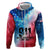 Patriotic 911 Memorial Patriot Day Zip Hoodie American Flag and Bald Eagle - Wonder Print Shop
