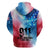Patriotic 911 Memorial Patriot Day Zip Hoodie American Flag and Bald Eagle - Wonder Print Shop