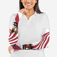 911 Memorial Arm Sleeves Patriot Day American Flag and Soldier Silhouette Honor and Remember - Wonder Print Shop