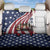 911 Memorial Back Car Seat Cover Patriot Day American Flag and Soldier Silhouette Honor and Remember - Wonder Print Shop