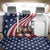 911 Memorial Back Car Seat Cover Patriot Day American Flag and Soldier Silhouette Honor and Remember - Wonder Print Shop