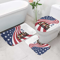 911 Memorial Bathroom Set Patriot Day American Flag and Soldier Silhouette Honor and Remember - Wonder Print Shop