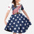 911 Memorial Family Matching Off The Shoulder Long Sleeve Dress and Hawaiian Shirt Patriot Day American Flag and Soldier Silhouette Honor and Remember - Wonder Print Shop