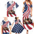 911 Memorial Family Matching Summer Maxi Dress and Hawaiian Shirt Patriot Day American Flag and Soldier Silhouette Honor and Remember - Wonder Print Shop