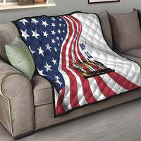 911 Memorial Quilt Patriot Day American Flag and Soldier Silhouette Honor and Remember - Wonder Print Shop