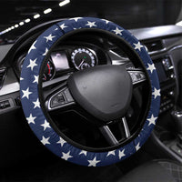 911 Memorial Steering Wheel Cover Patriot Day American Flag and Soldier Silhouette Honor and Remember - Wonder Print Shop