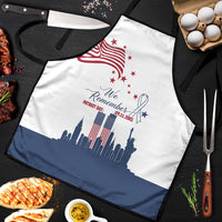 Patriot Day 911 Memorial Apron American Flag and New York City Skyline Design - Wonder Print Shop