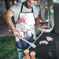 Patriot Day 911 Memorial Apron American Flag and New York City Skyline Design - Wonder Print Shop