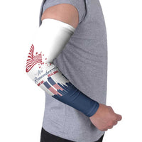 Patriot Day 911 Memorial Arm Sleeves American Flag and New York City Skyline Design - Wonder Print Shop