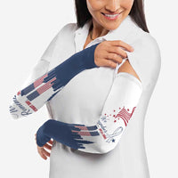 Patriot Day 911 Memorial Arm Sleeves American Flag and New York City Skyline Design - Wonder Print Shop