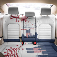 Patriot Day 911 Memorial Back Car Seat Cover American Flag and New York City Skyline Design - Wonder Print Shop