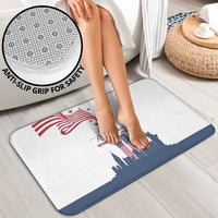 Patriot Day 911 Memorial Bathroom Set American Flag and New York City Skyline Design - Wonder Print Shop