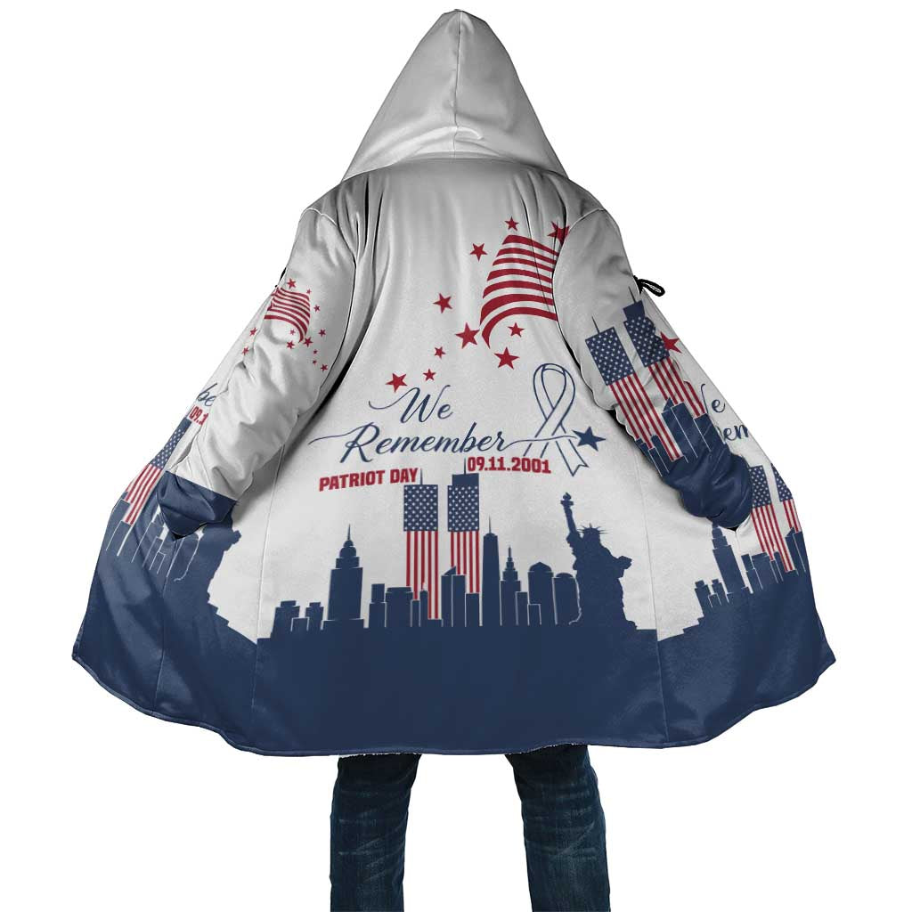 Patriot Day 911 Memorial Cloak American Flag and New York City Skyline Design - Wonder Print Shop