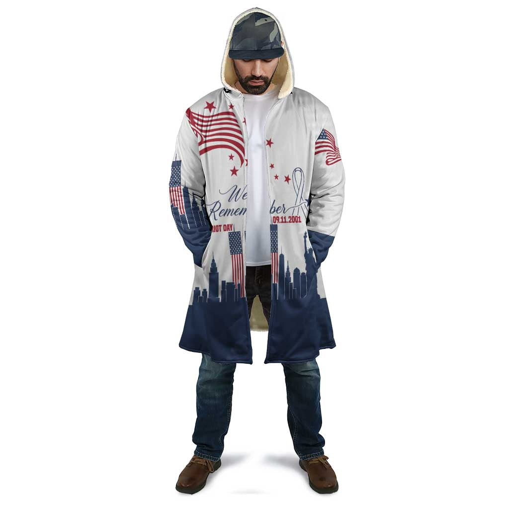 Patriot Day 911 Memorial Cloak American Flag and New York City Skyline Design - Wonder Print Shop