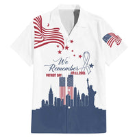 Patriot Day 911 Memorial Family Matching Mermaid Dress and Hawaiian Shirt American Flag and New York City Skyline Design - Wonder Print Shop
