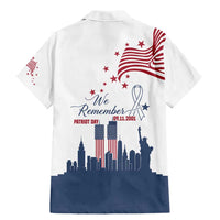 Patriot Day 911 Memorial Family Matching Mermaid Dress and Hawaiian Shirt American Flag and New York City Skyline Design - Wonder Print Shop