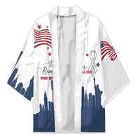 Patriot Day 911 Memorial Kimono American Flag and New York City Skyline Design - Wonder Print Shop