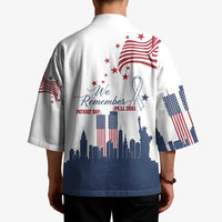 Patriot Day 911 Memorial Kimono American Flag and New York City Skyline Design - Wonder Print Shop
