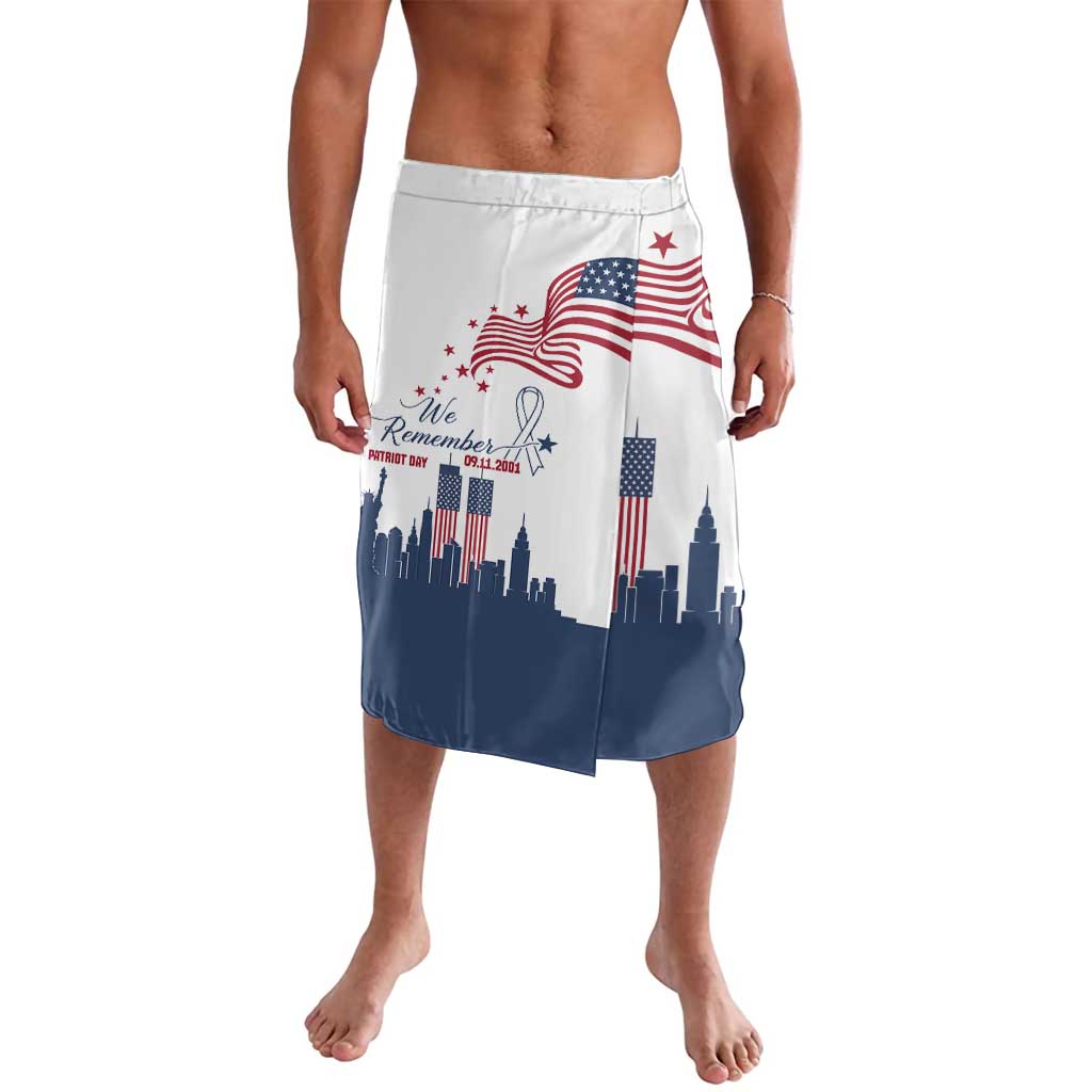 Patriot Day 911 Memorial Lavalava American Flag and New York City Skyline Design - Wonder Print Shop