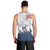 Patriot Day 911 Memorial Men Tank Top American Flag and New York City Skyline Design - Wonder Print Shop