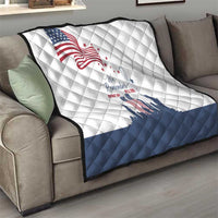 Patriot Day 911 Memorial Quilt American Flag and New York City Skyline Design - Wonder Print Shop