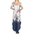 Patriot Day 911 Memorial Summer Maxi Dress American Flag and New York City Skyline Design - Wonder Print Shop